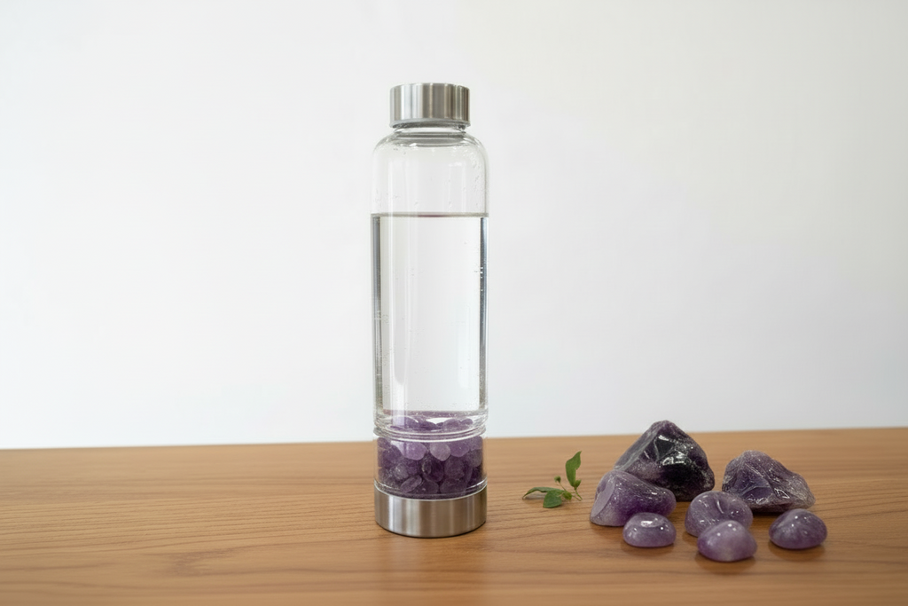 borraccia benessere con ametista