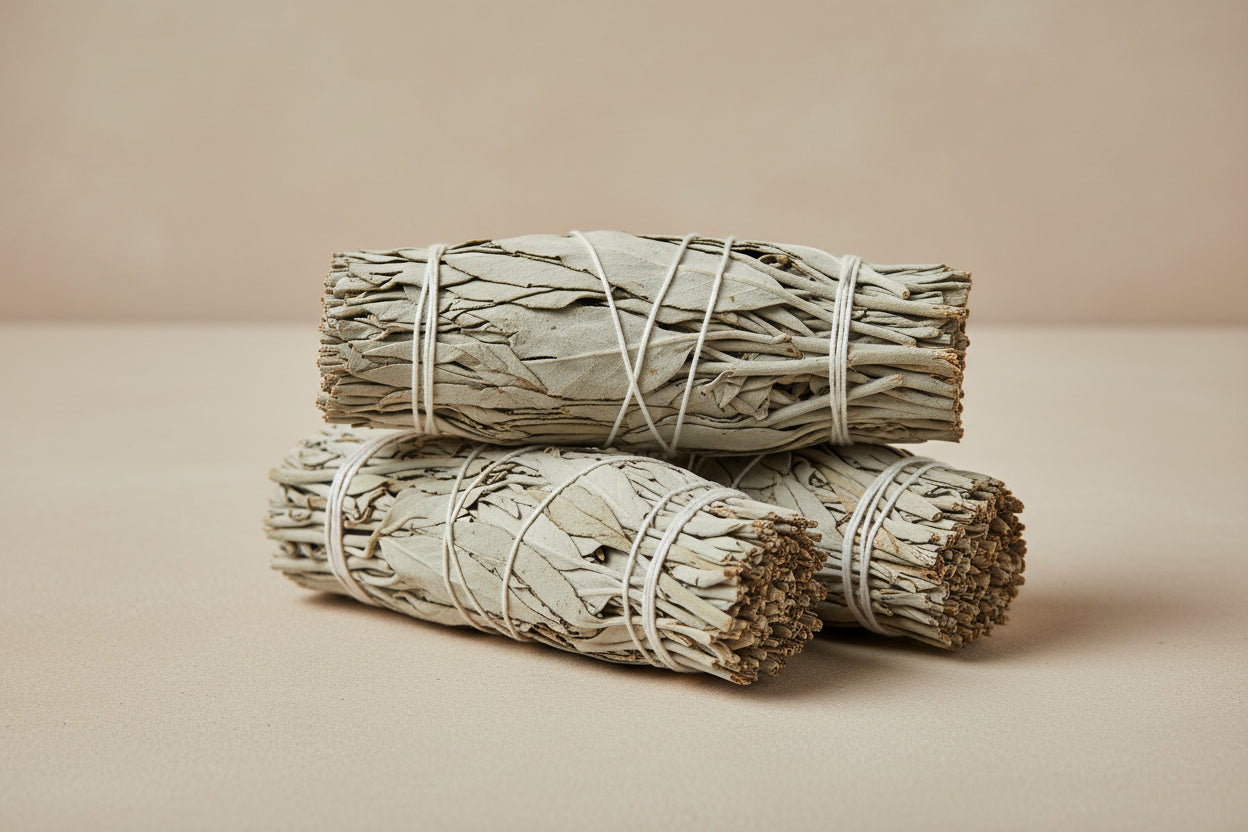 smudge salvia bianca naturale per purificazione energetica