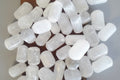 selenite cilindrica levigata bianca traslucida