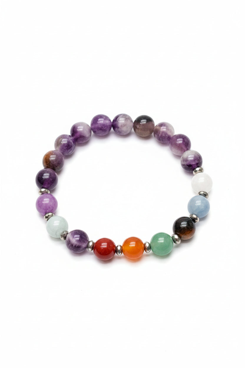 Bracciale Personalizzato con Pietre Zodiacali – Tema Natale