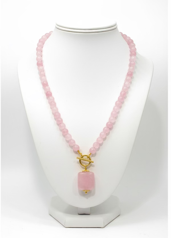 Girocollo Quarzo Rosa